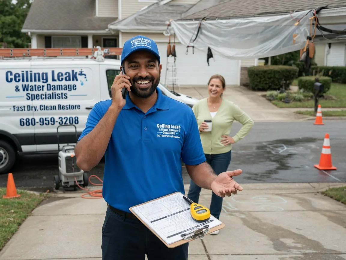 Ceiling Leak Cleanup Horse Branch, KY FAQs